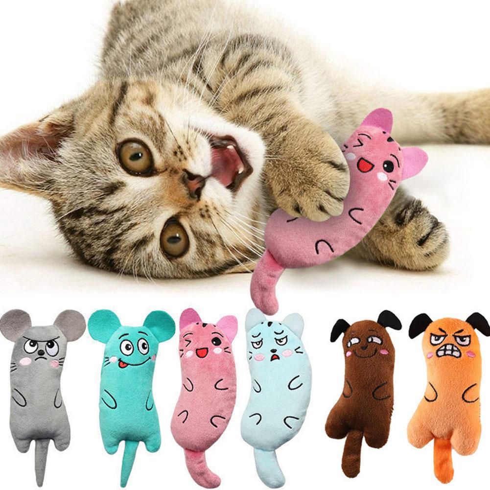 Catnip Interactive Plush Mouse - Zabawki dla kotów z ekspresjami z