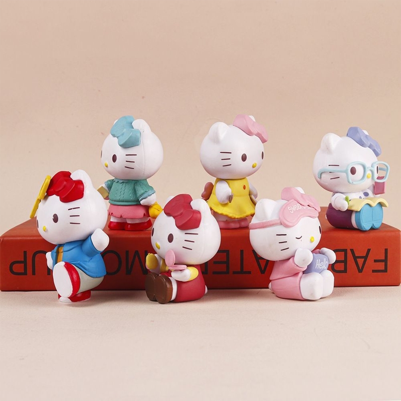 Cat Toys - Zestaw miniatur PVC KT Cat, prezent