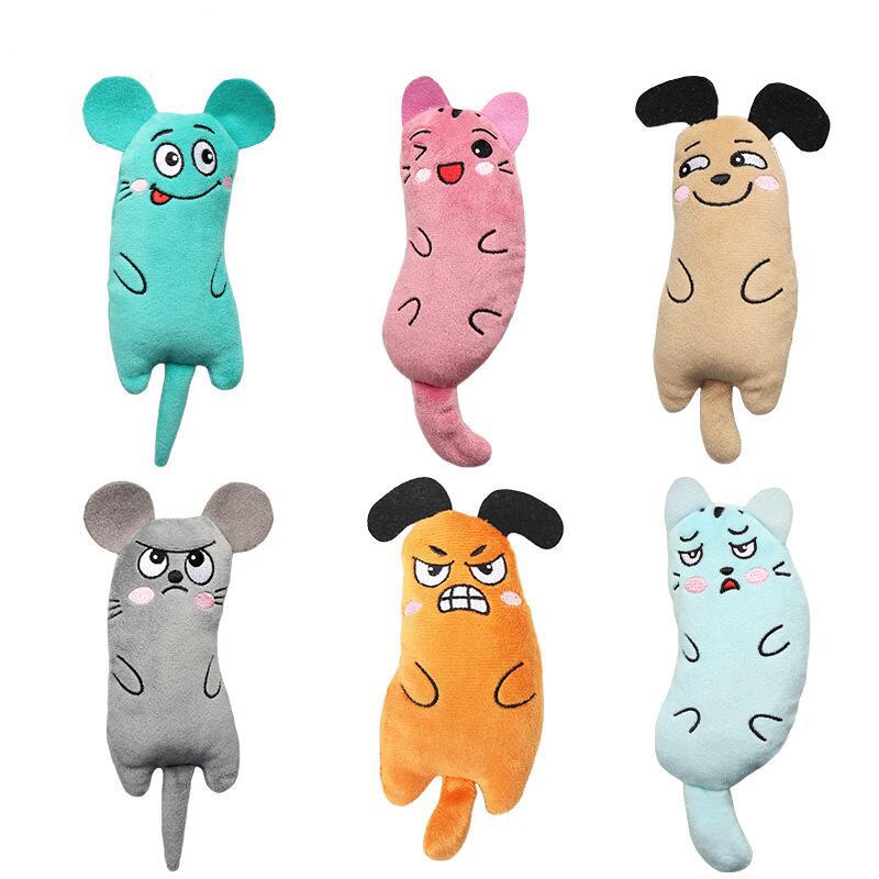 Catnip Interactive Plush Mouse - Zabawna pluszowa zabawka dla kota z