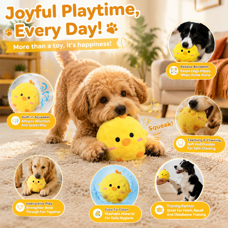 Snuffle Mat For Dogs - Pluszowa zabawka dla psa z dźwiękiem,