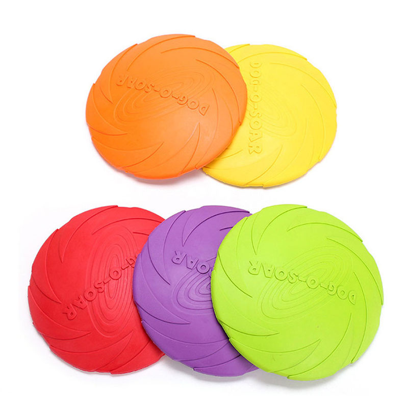 Flying Disc Dog Training Toy - Gumowe latające dyski dla psów Spodek