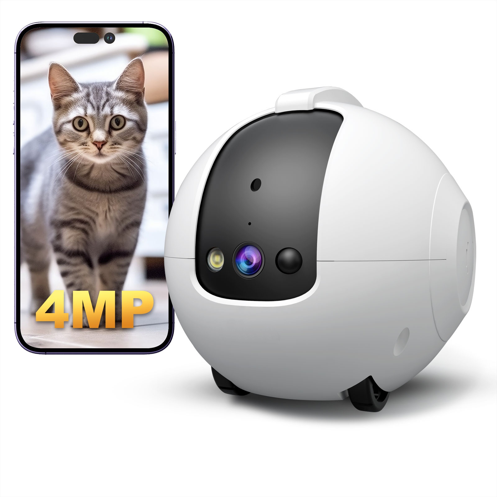 Cat Toys - Robot z kamerą do obserwacji zwierząt