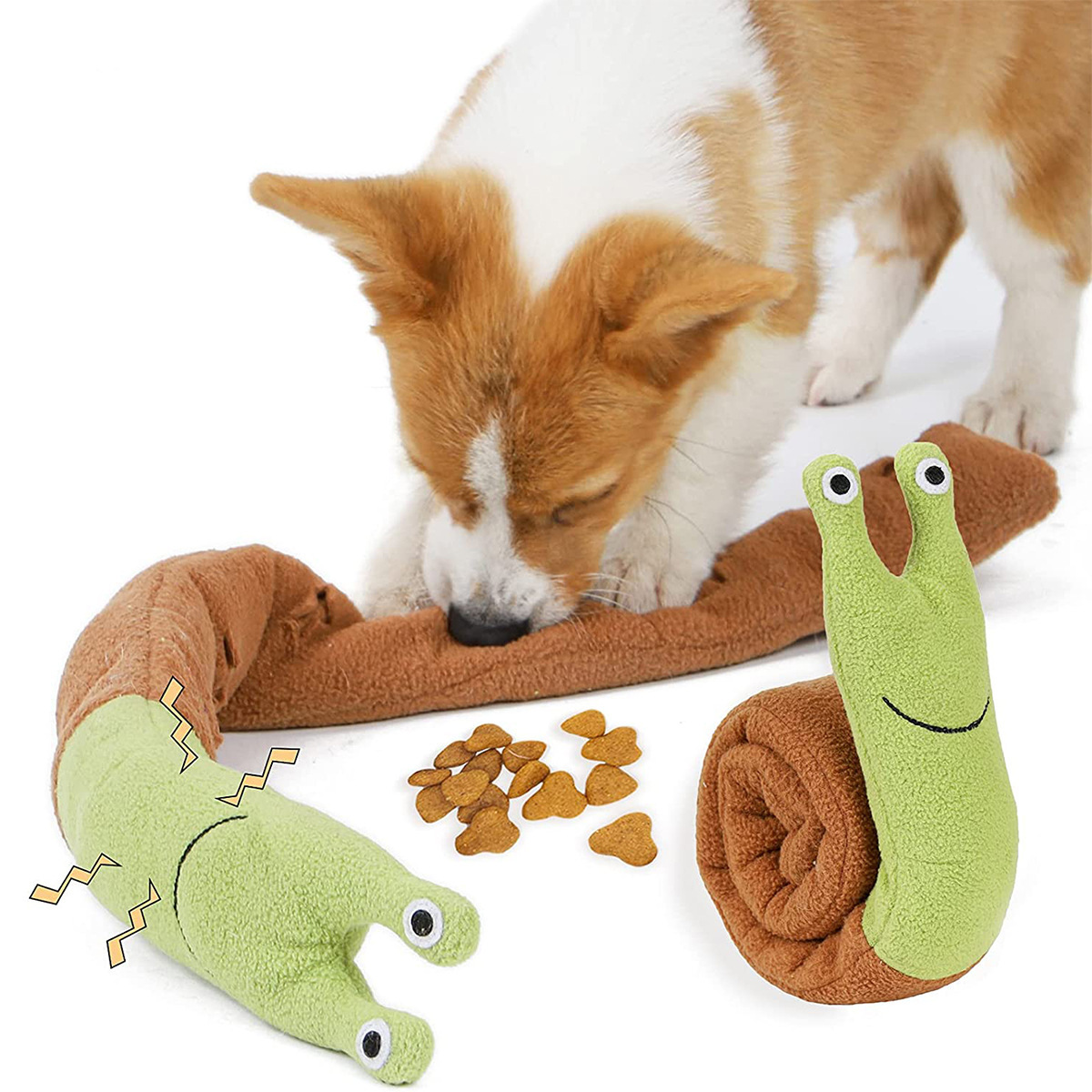 Dog Puzzle Feeder Toy - Pies Kot Ślimak Zabawka do węszenia