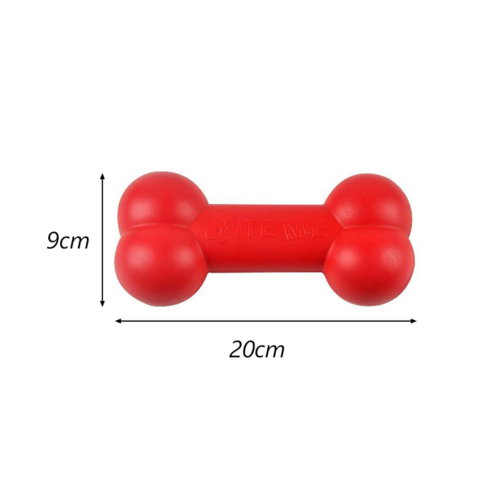 Czerwona zabawka do żucia dla  – Teeth Cleaning Dog Chew Bone recenzja i cena