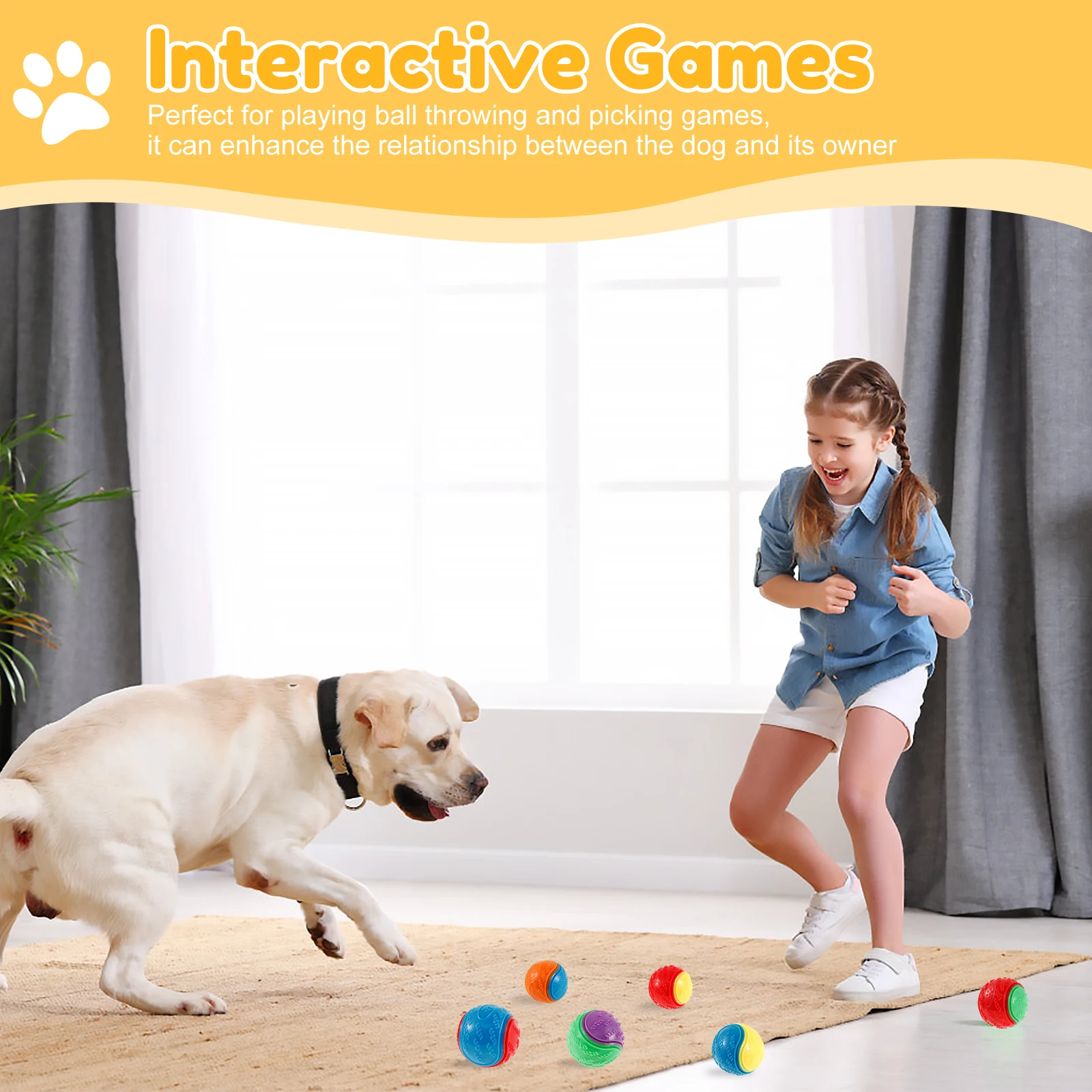 6/12 sztuk piszczące piłki dla – Indestructible Dog Chew Toy recenzja i cena