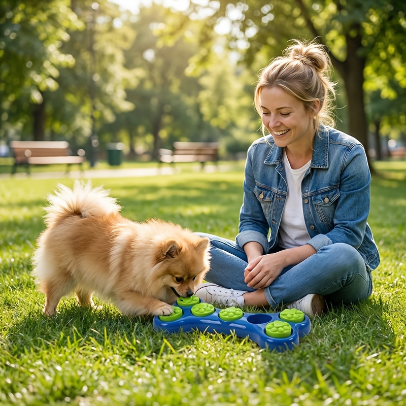 Zabawki na niepokój separacyjn – Dog Puzzle Feeder Toy recenzja i cena