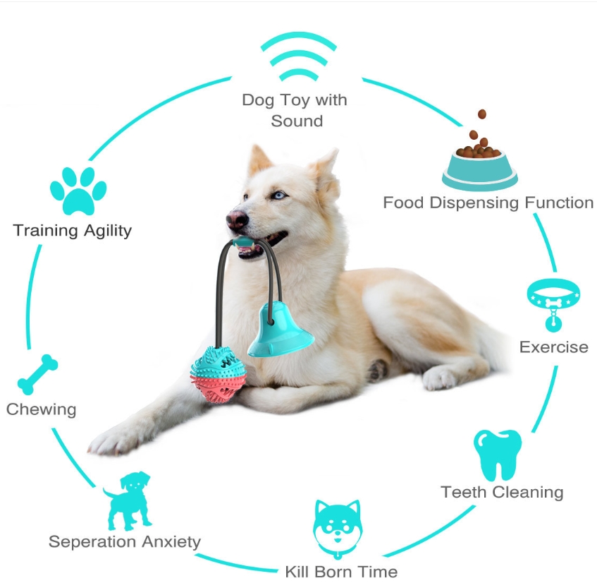 Zabawki do gryzienia dla psów  – Rubber Treat Dispensing Dog Toy recenzja i cena