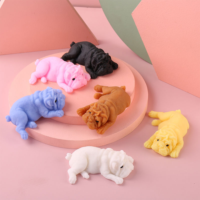 Squishy Dogs Anime Fidget Toys – Interactive Squeaky Plush Dog Toy recenzja i cena