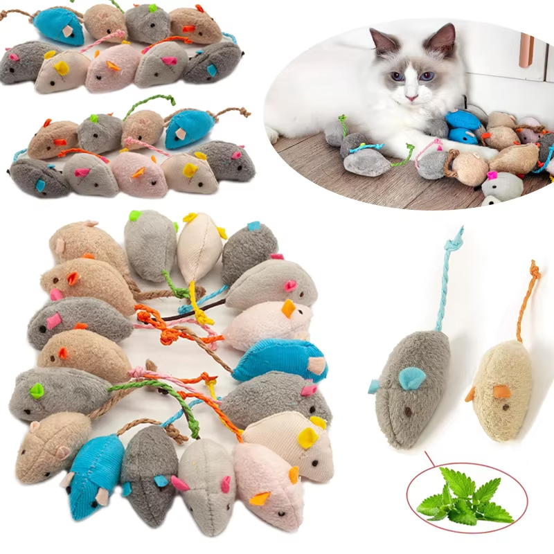 5 szt. Zabawki dla kota w kszt – Catnip Interactive Plush Mouse recenzja i cena