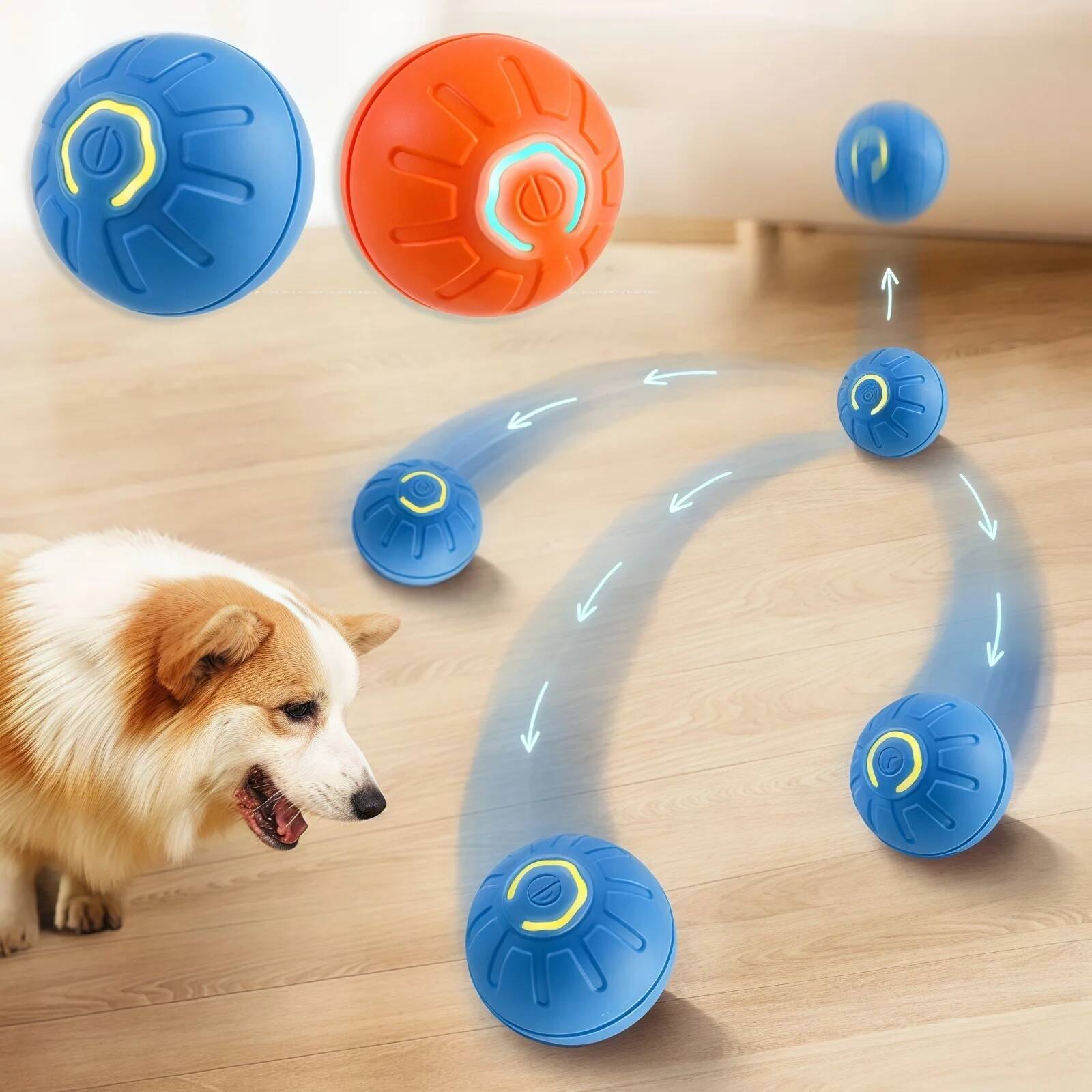 Inteligentna piłka dla psa, el – Automatic Moving Dog Ball recenzja i cena