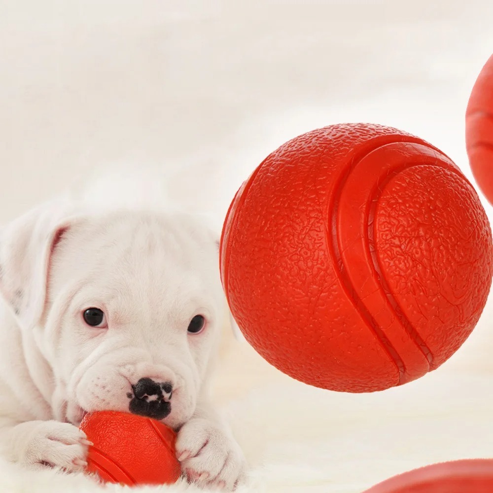 Pet Rubber Solid Ball Dog Trai – Indestructible Dog Chew Toy recenzja i cena
