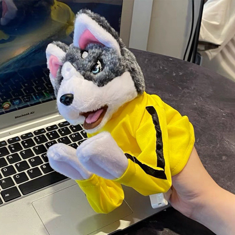 Kid Kung Fu Husky Gloves Toy F – Interactive Squeaky Plush Dog Toy recenzja i cena